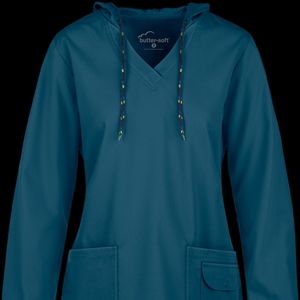 Carribean Blue M scrub top